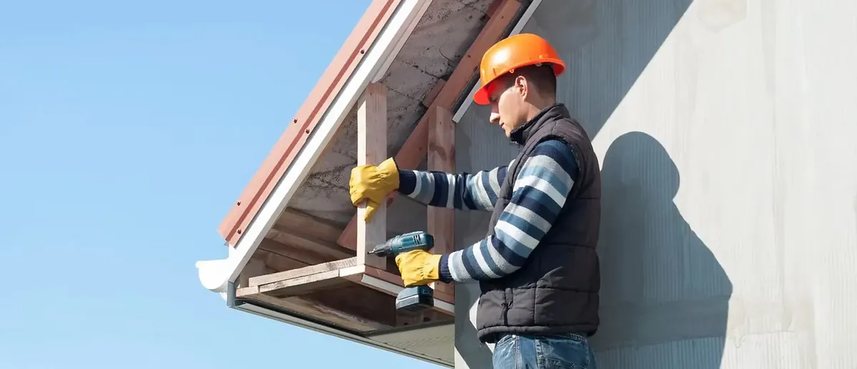 Fascia trim wrap installation — JR Seamless Gutters, Nashville, TN